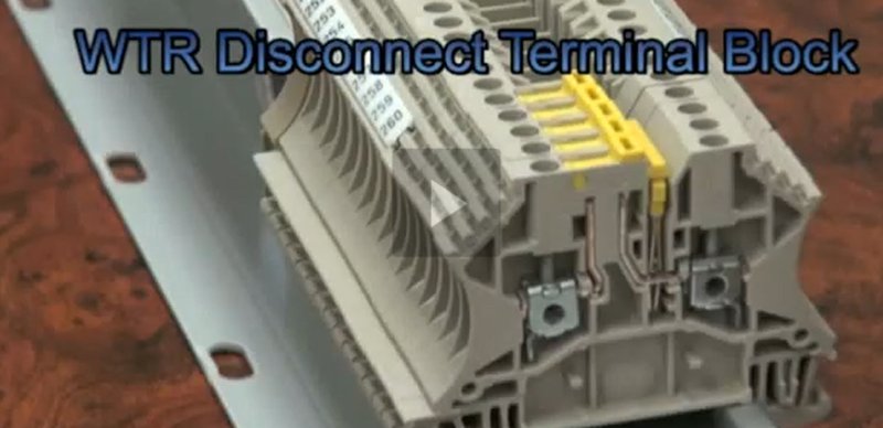 Weidmuller WTR 2.5 Disconnect Terminal Block Instructional Video